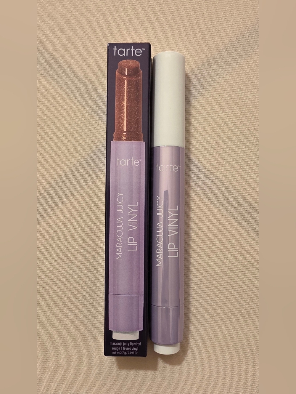NIB Tarte Maracuja Juicy Lip Vinyl - Shimmering Cinnamon Spice- Full Size